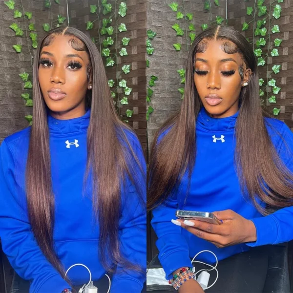 6X6 Lace Closure With 30 40 Inch Human Hair Bundles With Straight Brazilian Weave 3 Bundles With Closure Remy Hair - Image 2