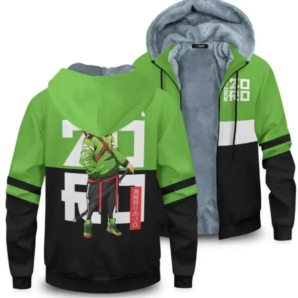 Velvet Thick Warm Winter Oversized One Piece Anime Hoodie Coat Zip Up Sweatshirt Winter Top Plus Size Boy Girl Coat Plush Jacket - Image 5