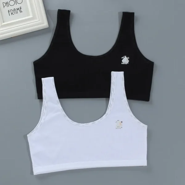 Girls Bra Tops Crop Teens for Girls Training Bras Cartoon Teenage Undrewear Casual Sport Big Children's Clothing