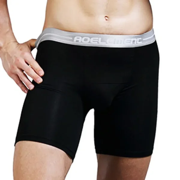 Men Modal Underwear Long Leg Briefs Soft Sport Fitness Breathable Bulge Pouchshorts Hombre Bikini Swimwear Pants - Image 3