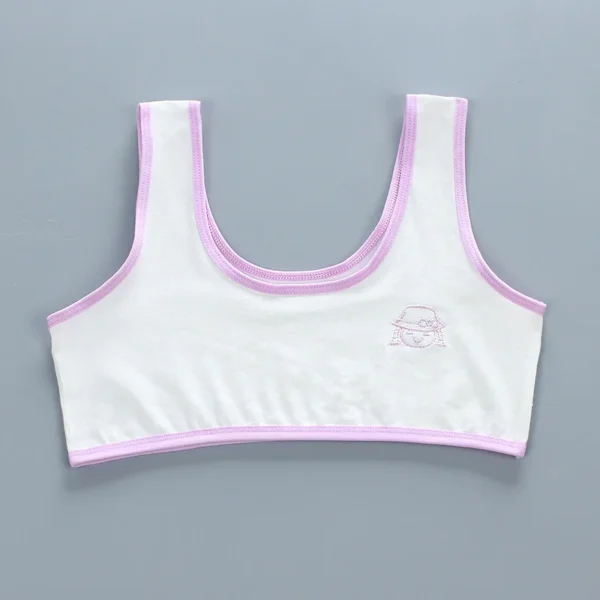 Bra for Girls 12 years Underwear Tops for Teens Lingerie Children Sport Training Bras Tank Kids Undies Undercloth 7-14T - Image 2