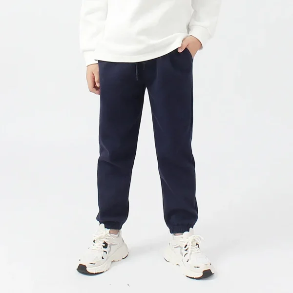 Spring Sports Pants for Kids Cotton Autumn Loose Comfortable Teen 4-14Y Children's Casual Elastic Waist Joggers Trousers - Image 6