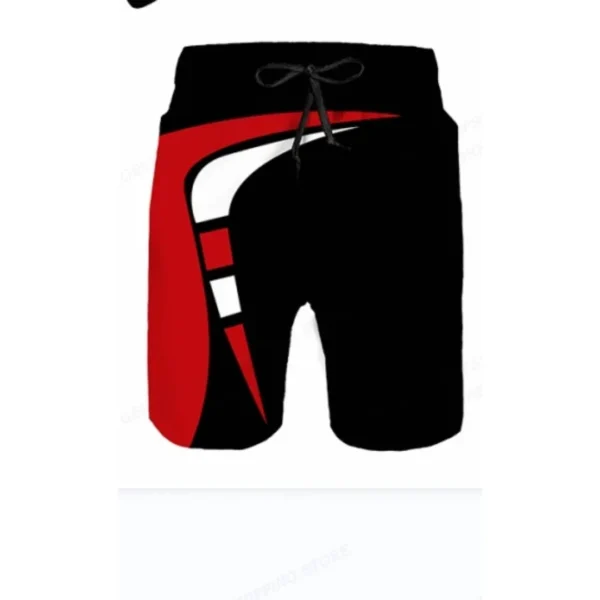 2025 Summer Men's Swimwear Shorts Racing Beach Shorts Motorcycle Swim Trunk Men Swimsuit Surf Board Short Boy Pants Fitness Gym - Image 3