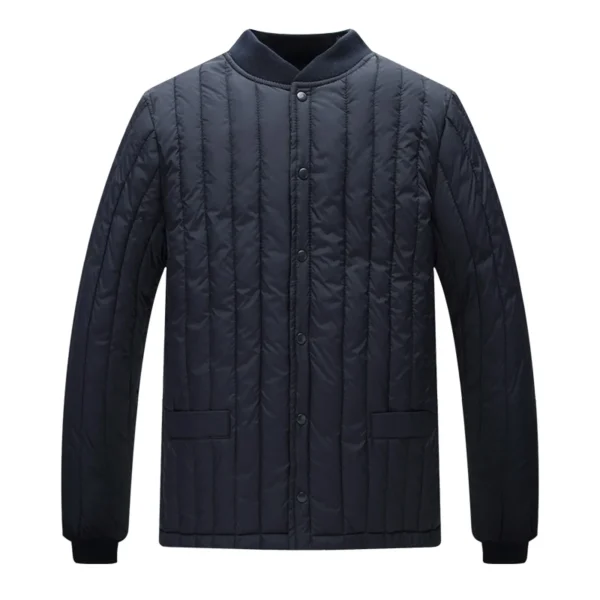 Mens Down Cotton Inner Liner Thickened Warm And Cold Wear Cotton Clothing Inside And Outside Windbreaker Men's Outerwear Coat