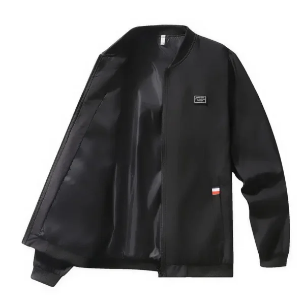 Bomber Jacket Men Fashion Casual Windbreaker Jacket Coat Men Spring and Autumn New Hot Outwear Stand Slim Military Embroidery - Image 4